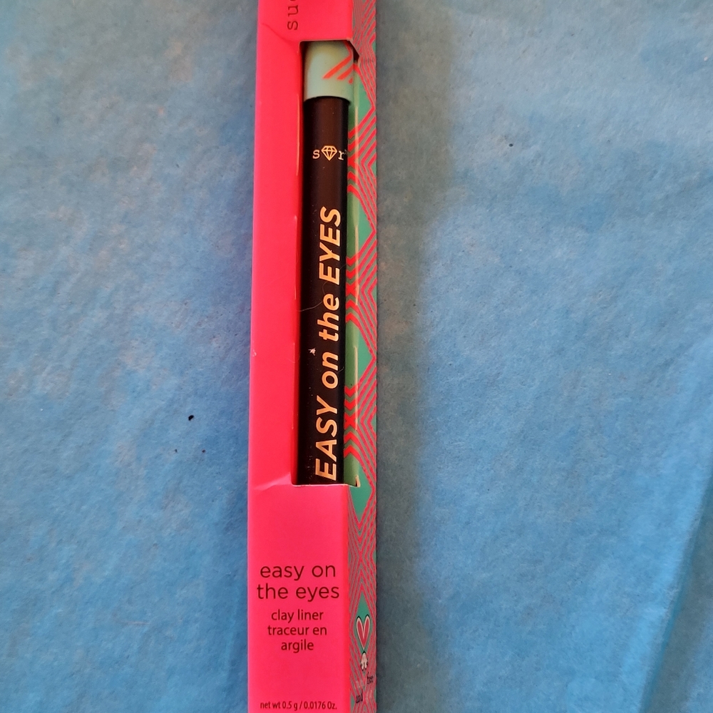 🦋 NIB TARTE SUGAR RUSH EASY ON THE EYES CLAY EYELINER 0.0176OZ BLACK